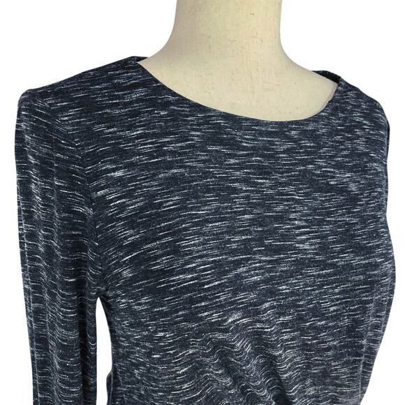 ANTHROPOLOGIE SATURDAY SUNDAY Nova Spacedye Jersey Wrap Long-Sleeve Dress Size M - Picture 4 of 9